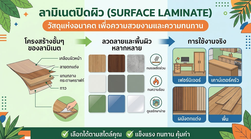 ลามิเนตปิดผิว